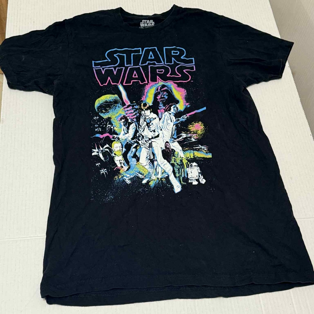Star Wars Black Cotton T-Shirt